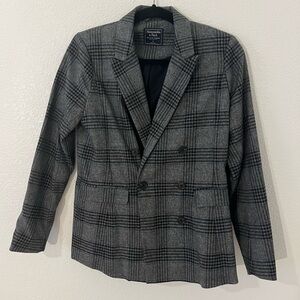 Abercrombie Plaid Blazer